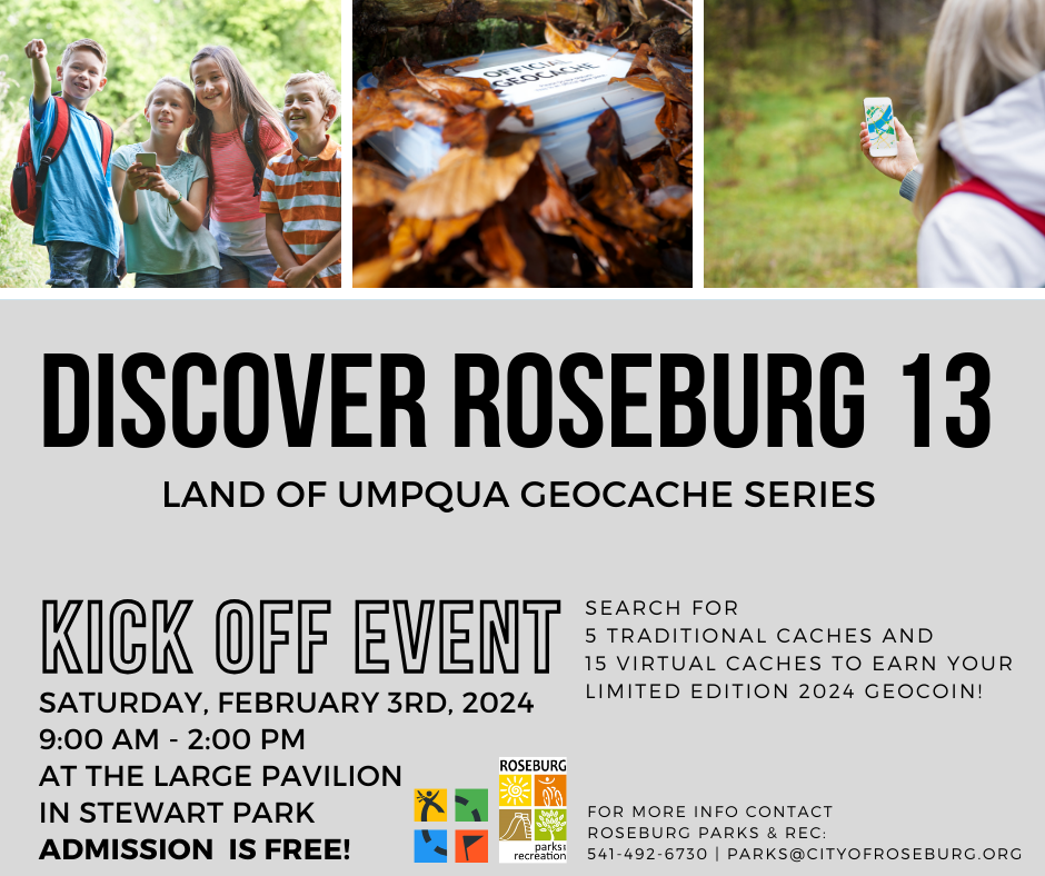 Roseburg geocaching kick-off Feb. 4