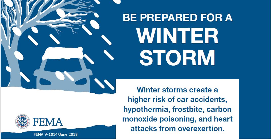 Be Prepared for Winter Storms