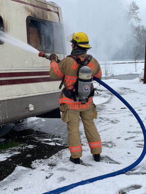 Recreational Vehicle Fire - 1700 Block of SE Mill Street - 12-26-21 (Photo) featured image